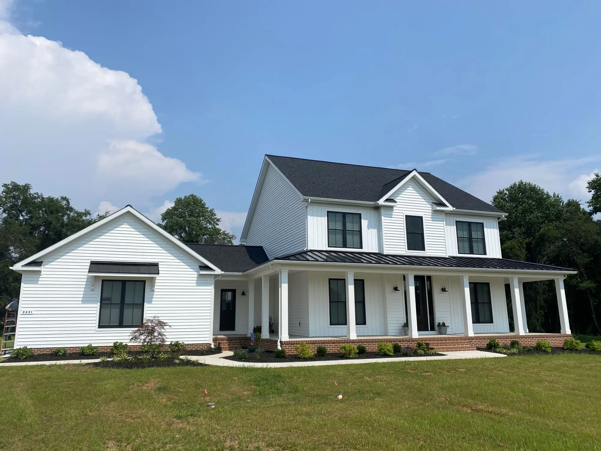 This beautiful custom home nestled in the hills of Northern Maryland combines traditional architecture with the state of the art, low maintenance, building materials.