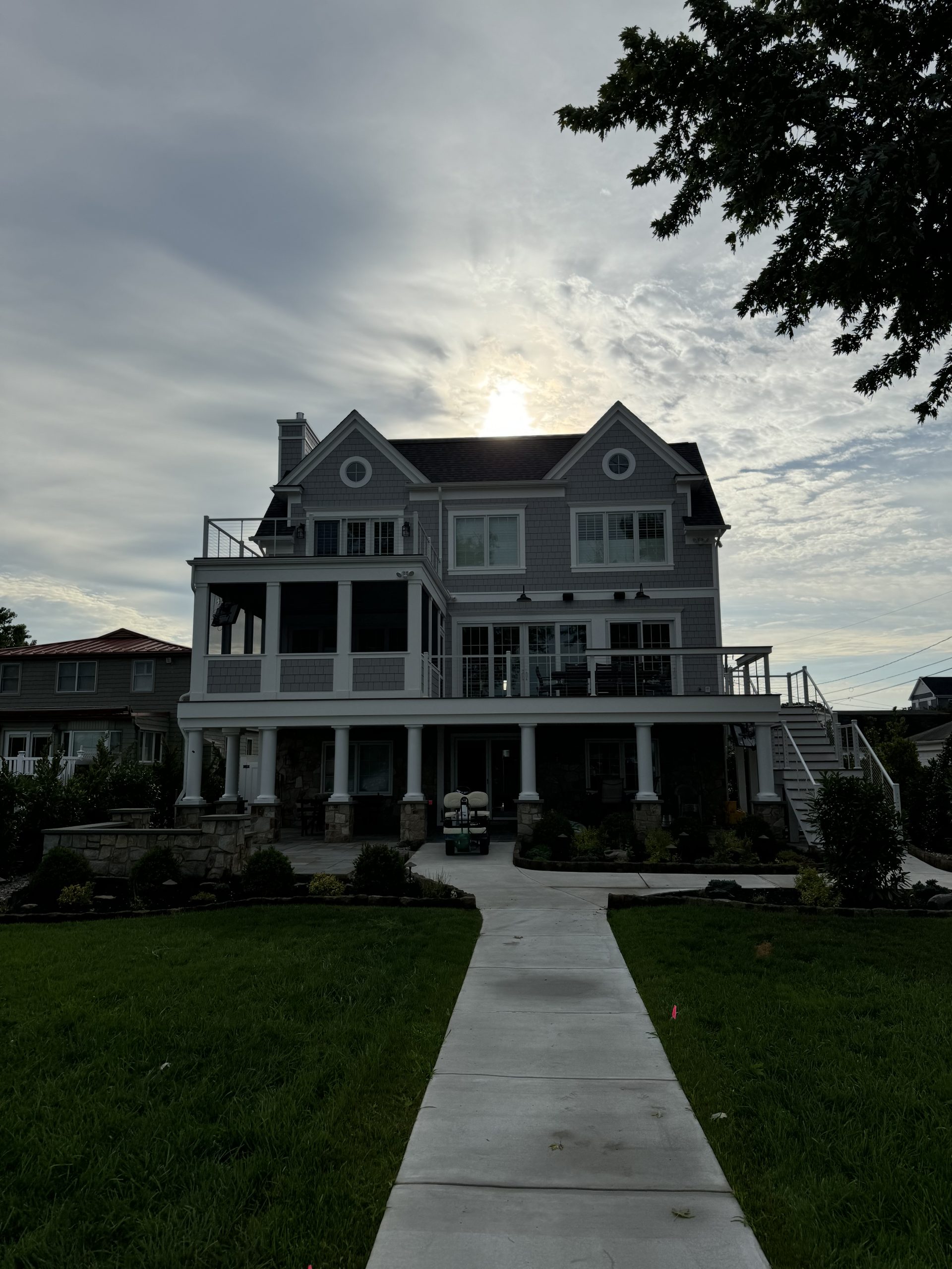 This beautiful custom home nestled in the hills of Northern Maryland combines traditional architecture with the state of the art, low maintenance, building materials.